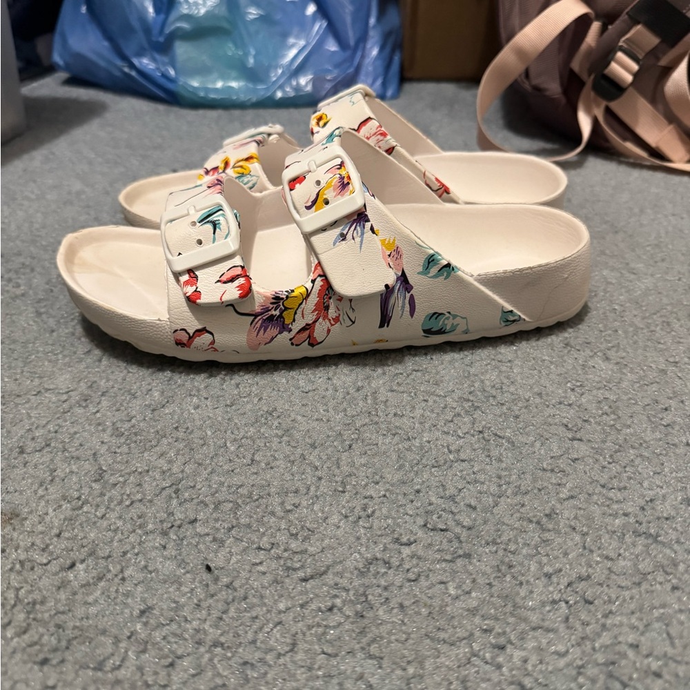 Tropical sandals/slides